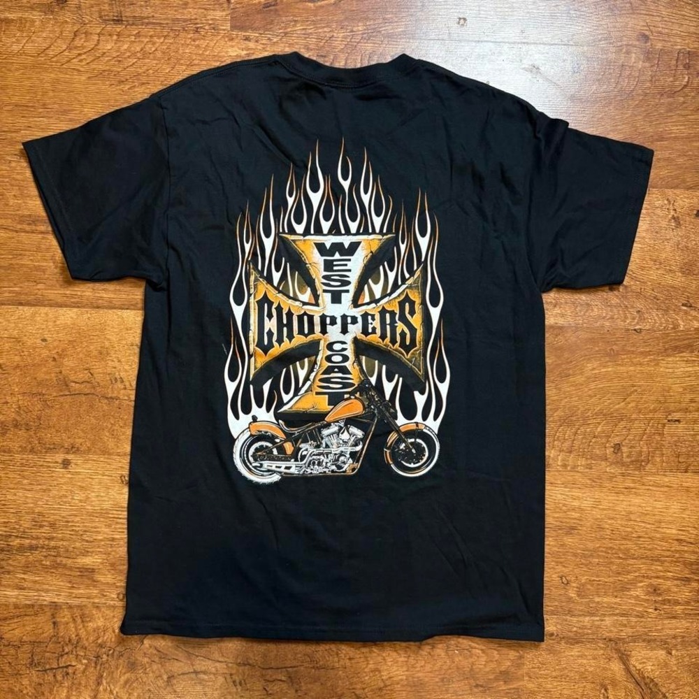 NWOT West Coast Choppers black biker graphic t-shirt